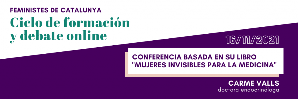 Webinar feminista: conferencia basada en el libro "Mujeres invisibles para la Medicina"